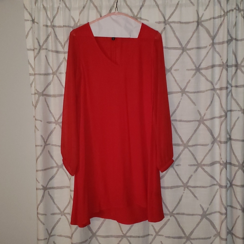 Red dress